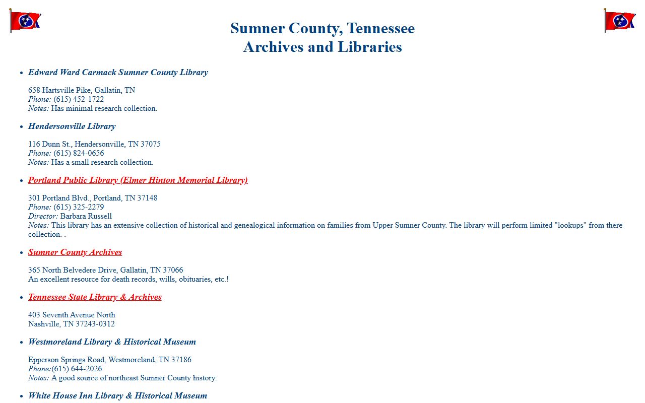 Gallatin library obituary records