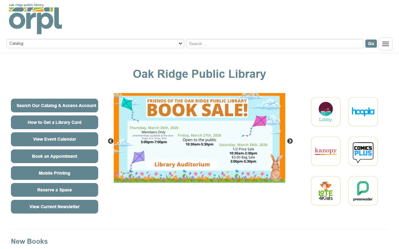 Oak Ridge library obituary records
