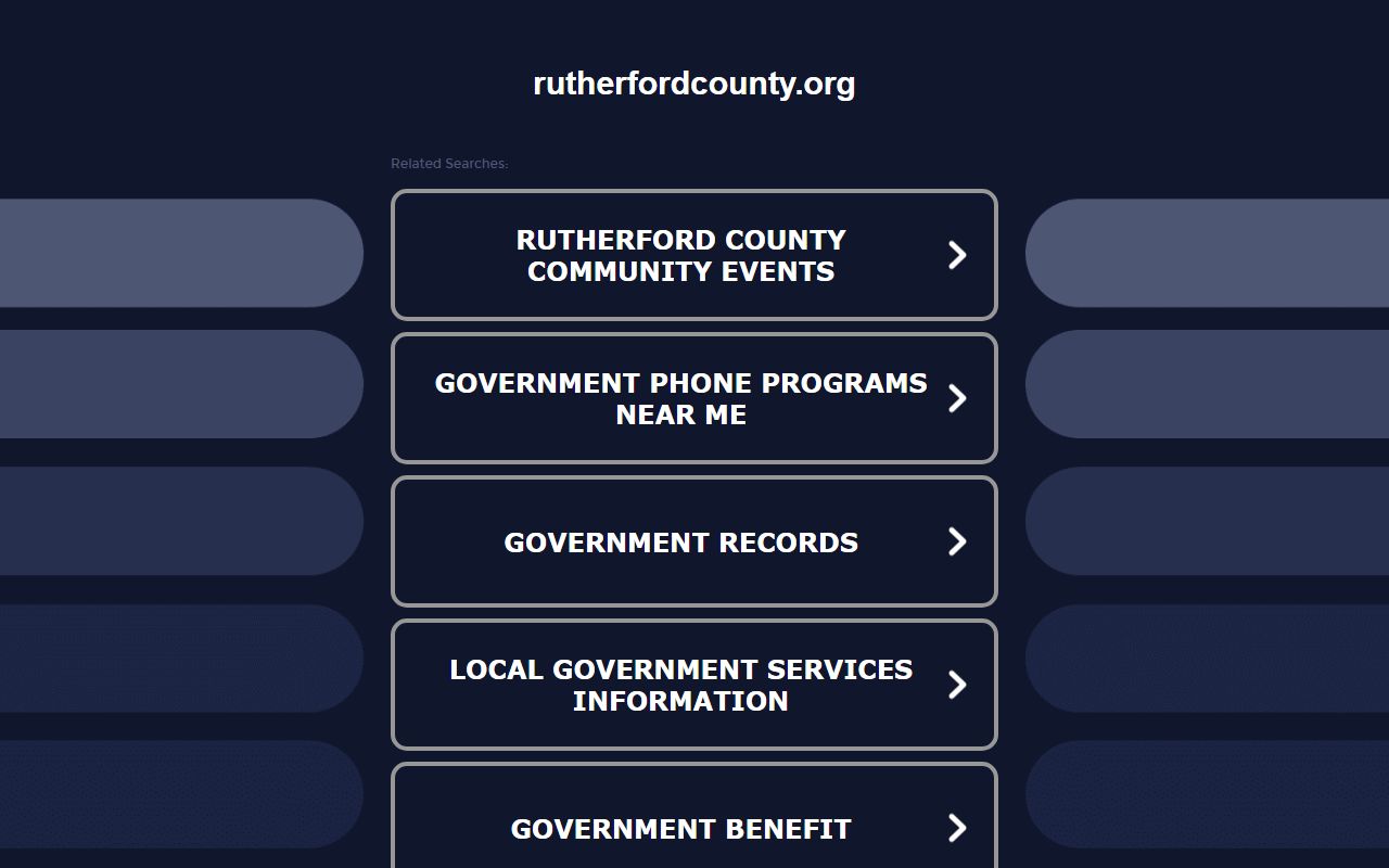 Smyrna Rutherford County archives obituary records