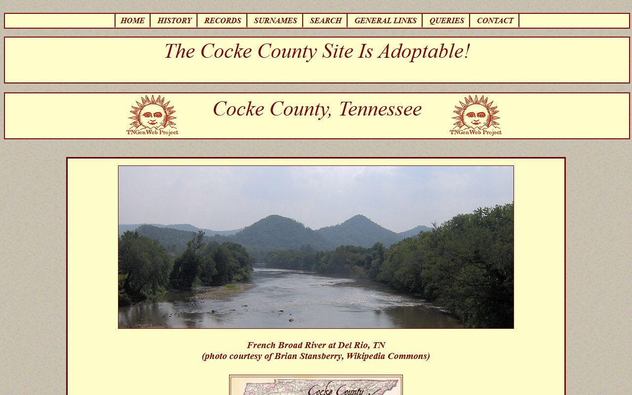 Cocke County obituary records at Cocke County TNGenWeb
