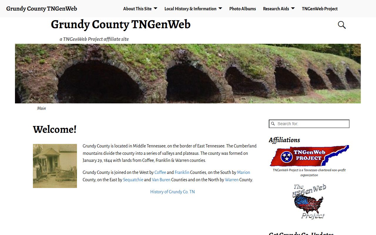 Grundy County obituary records at Grundy County TNGenWeb