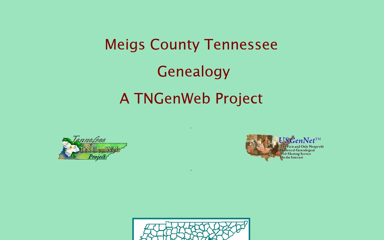 Meigs County obituary records on the TNGenWeb county page