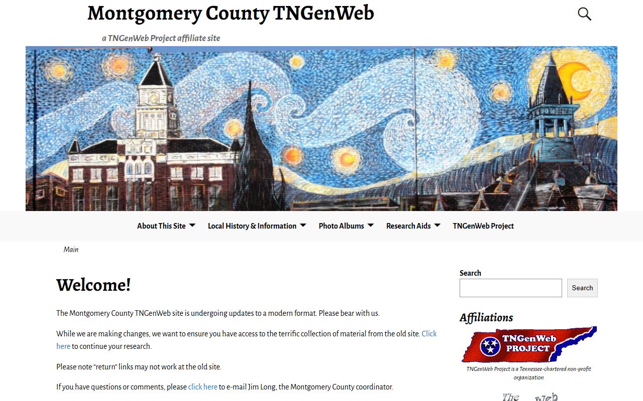 Montgomery County obituary records at Montgomery County TNGenWeb